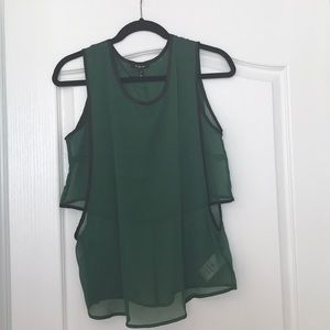 Cute, sheer double layer top